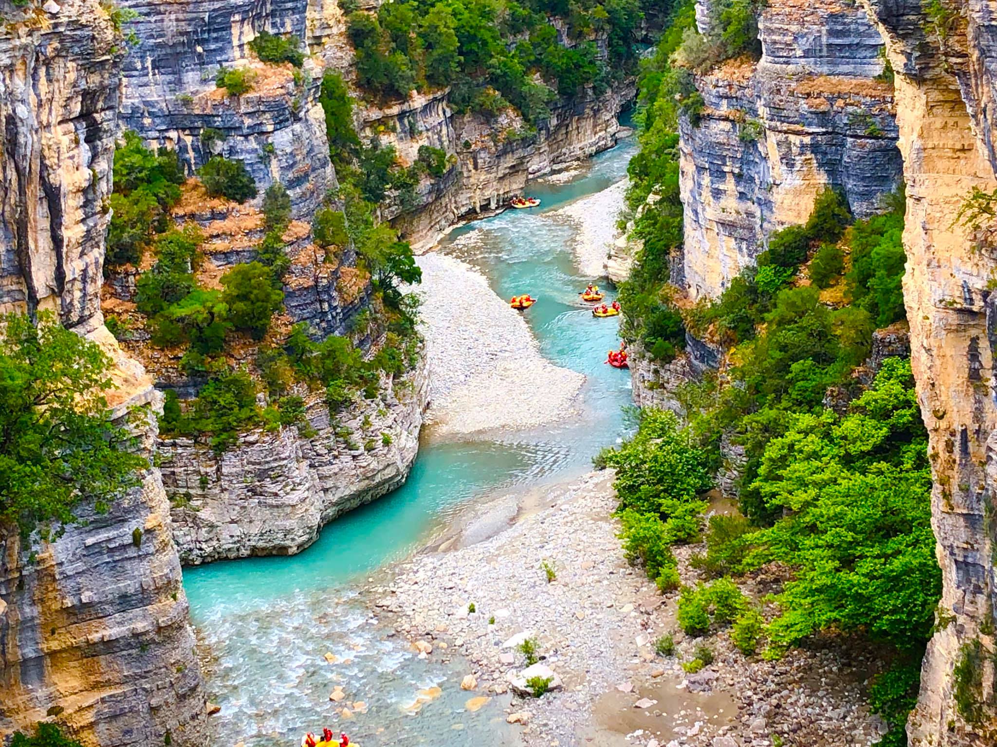 osumi canyon - albania summer
