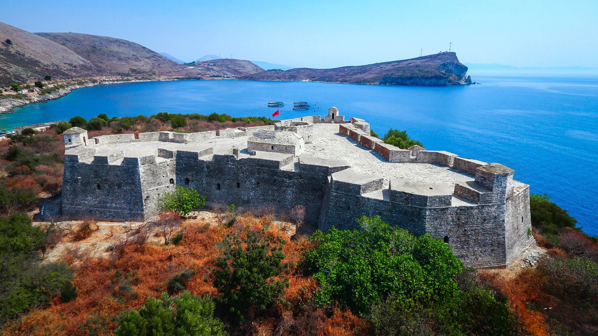 Kalaja_e_Porto_Palermos_nga_droni_3_-_Shqipëri